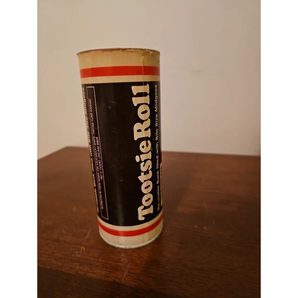 Vintage Tootsie Roll Bank 6 1/2